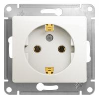 Systeme Electric GSL000643 Glossa Розетка с заземлением, механизм, перламутр