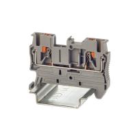 ДКС VPR-2.5-GY Клемма проходная, зажим push-in, 2 точки подключения, 2.5 кв.мм, серая