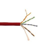 LANMASTER LAN-5EUTP-PT-LSZH-RD Кабель патч-кордовый UTP, 4x2, кат 5E, 350Mhz, LSZH, красный, 305 м