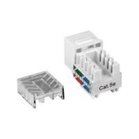 TWT TWT-OK45UTP/5E-WH Модуль Keystone RJ45, Cat.5E, UTP, 90 градусов, максимальная ширина 17 мм, белый