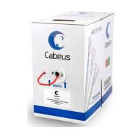 Cabeus FTP-4P-Cat.5e-PATCH-LSZH-RD Кабель витая пара FTP (F/UTP), категория 5e, 4 пары, 7x0.16 мм (26 AWG), многожильный (patсh), красный, LSZH, нг(А)-HF, (305 м)