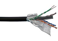 LANMASTER LAN-6EFTP-WP-OUT Кабель FTP, 4 пары, кат. 6, с перегородкой, 250Mhz, PE, -40°С - +75°С, внешний, с водоблок. слоем, 305 м