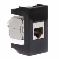ДКС 45248 Розетка RJ-45 кат5E,экр,Viva,1 мод.,черн