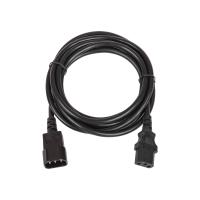 TLK TLK-PCM06-030 Кабель питания монитор-компьютер IEC 320 C13 - IEC 320 C14, 3х0.75 кв.мм, 6А, 3 м, черный