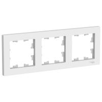 Systeme Electric ATN000103 AtlasDesign Рамка трехпостовая белый