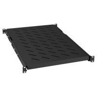 Cabeus JE05-1000-BK Полка 19" выдвижная для шкафов и стоек глубиной 1000 мм, цвет черный (RAL 9004)