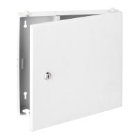 NIKOMAX NMF-WP16SC-IP-ES-GY Оптический кросс Essential Line, настенный, до 16 SC портов или 32 LC портов, стальной, с ключом, серый, неукомплектованный NIKOMAX NMF-WP16SC-IP-ES-GY Оптический кросс Essential Line, настенный, до 16 SC портов или 32 LC портов, стальной, с ключом, серый, неукомплектованный