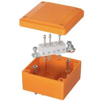 ДКС FSB10510 Коробка пластиковая FS с гладкими стенками и клеммниками, IP56,100х100х50мм, 5р, 450V,20A,10мм.кв ДКС FSB10510 Коробка пластиковая FS с гладкими стенками и клеммниками, IP56,100х100х50мм, 5р, 450V,20A,10мм.кв