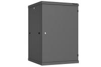 NIKOMAX TWC-186060-R-M-BK Настенный разборный шкаф TLK 19", 18U, металлическая дверь, Ш600хВ904хГ600мм, 2 пары монтажных направляющих, черный
