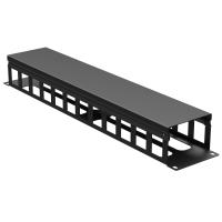 ДКС R5CPF1962HEB Организатор кабельный с крыш/отв 19" 2U, 60 мм RAL9005 ДКС R5CPF1962HEB Организатор кабельный с крыш/отв 19" 2U, 60 мм RAL9005
