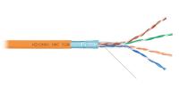 NIKOMAX NMC 9200C-OR Кабель F/UTP 4 пары, Кат.5e (Класс D), тест по ISO/IEC, 100МГц, одножильный, BC (чистая медь), 24AWG (0,52мм), полимерный материал нг(А)-HF, внутренний, оранжевый, 305м