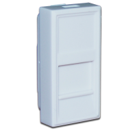 TWT TWT-SIP-22N-WH Вставка 22.5x45мм со шторкой для Кейстоуна (2шт для 45х45) TWT TWT-SIP-22N-WH Вставка 22.5x45мм со шторкой для Кейстоуна (2шт для 45х45)
