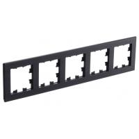 Systeme Electric ATN312305 AtlasDesign Nature 5-постовая рамка, металл оникс