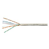 Cabeus UTP-4P-Cat.6-SOLID-LSLTx-GY Кабель витая пара UTP (U/UTP), категория 6, 4 пары (23 AWG), одножильный, нг(А)-LSLTx, серый (305 м), системная гарантия 25 лет