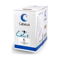Cabeus FTP-4P-Cat.5e-SOLID-LSZH-BL Кабель витая пара экранированная FTP (F/UTP), категория 5e, 4 пары (24 AWG), одножильный, экран - фольга, синий, LSZH, нг(А)-HF, (305 м) Cabeus FTP-4P-Cat.5e-SOLID-LSZH-BL Кабель витая пара экранированная FTP (F/UTP), категория 5e, 4 пары (24 AWG), одножильный, экран - фольга, синий, LSZH, нг(А)-HF, (305 м)