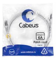 Cabeus PC-SSTP-RJ45-Cat.6a-2m-LSZH Патч-корд SSTP, категория 6a, 10G, S/FTP экранированный, LSZH, 2