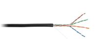 NETLAN CCA-UU004-5E-PE-BK Кабель U/UTP 4 пары, Кат.5e, 100МГц, одножильный, CCA (омедненный алюминий