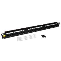 LANMASTER LAN-PPi24U6 Патч-панель 24 порта с индикаторами, UTP, кат.6, 1U