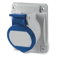 ДКС DIS4131663 Розетка панельная с наклоном IP44 16А 2P+E 230В