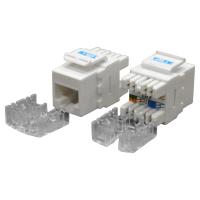 TWT TWT-OK45UTP180/6-WH Модуль Keystone RJ45, Cat.6, UTP, 180 градусов, белый