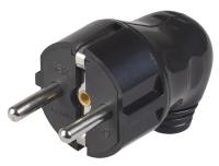 IEK EVP11-16-01-K02 Евровилка угловая черная 16А
