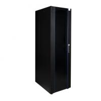 Datarex DR-700311 Шкаф напольный, телекоммуникационный 19", 32U 600х800, передняя дверь стекло, задняя стенка сплошная, металл, черный