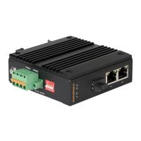 NIKOMAX GL-MC-2UTPG-SFPG-P-I Медиаконвертер PoE промышленный неуправляемый, UTP 2*10/100/1000 Мбит/с (802.3af/at) до 250 метров, SFP 100/1000 Мбит/с, без LFP, PoE watchdog, Port isolation, 44-57В (без блока питания в комплекте), -40 до +75
