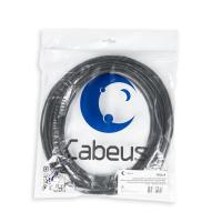 Cabeus UTP-4P-Cat.5e-SOLID-OUT-LSZH-UV-20 Кабель витая пара UTP (U/UTP), категория 5e, 4 пары (24 AWG), одножильный, для внутренней и внешней прокладки (+75 C - -40), LSZH-UV (20 м)