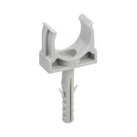 IEK CTA10MP-CT20-K41-100 Держатель с защёлкой и дюбелем CT20 цвет серый (без винта) IEK CTA10MP-CT20-K41-100 Держатель с защёлкой и дюбелем CT20 цвет серый (без винта)