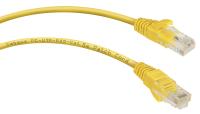 Cabeus PC-UTP-RJ45-Cat.5e-0.5m-YL Патч-корд U/UTP, категория 5е, 2xRJ45/8p8c, неэкранированный, желтый, PVC, 0.5м
