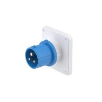 ДКС DIS2431693 Вилка панельная IP44 16A 2P+E 230В