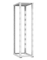 NIKOMAX TRD-476010-R-GY Монтажная стойка двухрамная с разборной рамой 19", 47U, Ш600xВ2217xГ1000мм, с крышей, в разобранном виде, серый