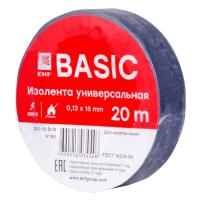 EKF plc-iz-b-s Изолента 0,13х15мм (20м.) синяя