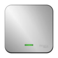 Systeme Electric BLNVA101113 Blanca открытой установки 1-клавишный выключатель (сх.1)с подсв.изол.пл.,10А,250В,алюминий