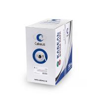 Cabeus UTP-4P-Cat.5e-SOLID-GY Кабель витая пара UTP (U/UTP), категория 5e, 4 пары (24 AWG), одножильный, PVC нг(А)-LS, серый (305 м)