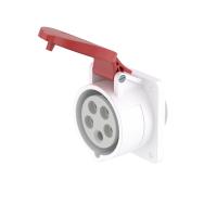ДКС DIS4221667 Розетка панельная IP44 16A 3P+E+N 400В