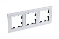 Systeme Electric ATN320103 AtlasDesign Nature 3-постовая рамка, органическое стекло, белый Systeme Electric ATN320103 AtlasDesign Nature 3-постовая рамка, органическое стекло, белый