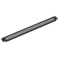 SYSMATRIX BP 0018.900 19" фальшпанель (заглушка) с перфорацией, 1U, цвет черный (RAL9004)