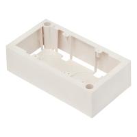 LANMASTER LAN-WB45x90-WH Настенная коробка под рамку французского стандарта, 45х90 мм