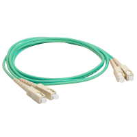 LANMASTER LAN-2SC-2SC/OM3-2.0 Патч-корд оптический, дуплексный, SC/PC-SC/PC, OM3, LSZH, 2.0 м
