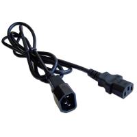 LANMASTER LAN-PP13/14-1.5-BK Шнур питания C13-C14, 3х0.75, 220В, 10А, черный, 1.5 метра