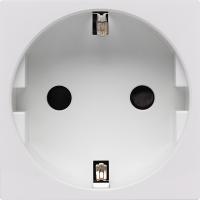 Daccord 4521047 Розетка с заземлением - винтовые зажимы - со шторками 16А 250В - 90°- 2 модуля - белый