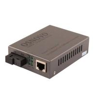 OSNOVO OMC-100-11S5a Медиаконвертер Fast Ethernet, 10/100 Мбит/с, SM, SC, WDM, Tx1310/Rx1550 нм, 20 км