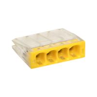 EKF plc-smk-2273-244 Строительно-монтажная клемма СМК 2273-244 (с пастой) 4 отверстия 0,5-2.5мм2 (100шт.) PROxima