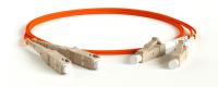 TWT TWT-2LC-2SC/OM2-3.0 Патч-корд оптический, PVC, дуплексный, LC/PC-SC/PC, MM 50/125, 3.0 м