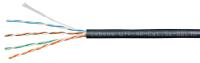 Cabeus UTP-4P-Cat.5e-SOLID-OUT-PE-UV Кабель витая пара UTP (U/UTP), категория 5e, 4 пары (24 AWG), одножильный, для внешней прокладки, PE-UV (305 м)