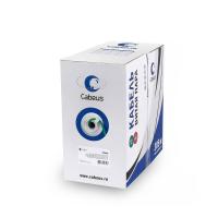 Cabeus UTP-4P-Cat.5e-SOLID-LSLTx-GN Кабель витая пара UTP (U/UTP), категория 5e, 4 пары (24 AWG), одножильный, нг(А)-LSLTx, зеленый (305 м), системная гарантия 25 лет.