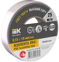IEK EX-IZ10-C15-19-25-K01 MIXTAPE 7 Изолента 0,15х19мм белая 25м