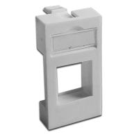 LANMASTER LAN-SIP-22R-WH Вставка 22.5x45мм без шторок для Кейстоуна LANMASTER LAN-SIP-22R-WH Вставка 22.5x45мм без шторок для Кейстоуна