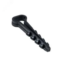 EKF plc-cd1-5x10b Дюбель-хомут (5х10 мм) для плоского кабеля черный (100 шт.) PROxima